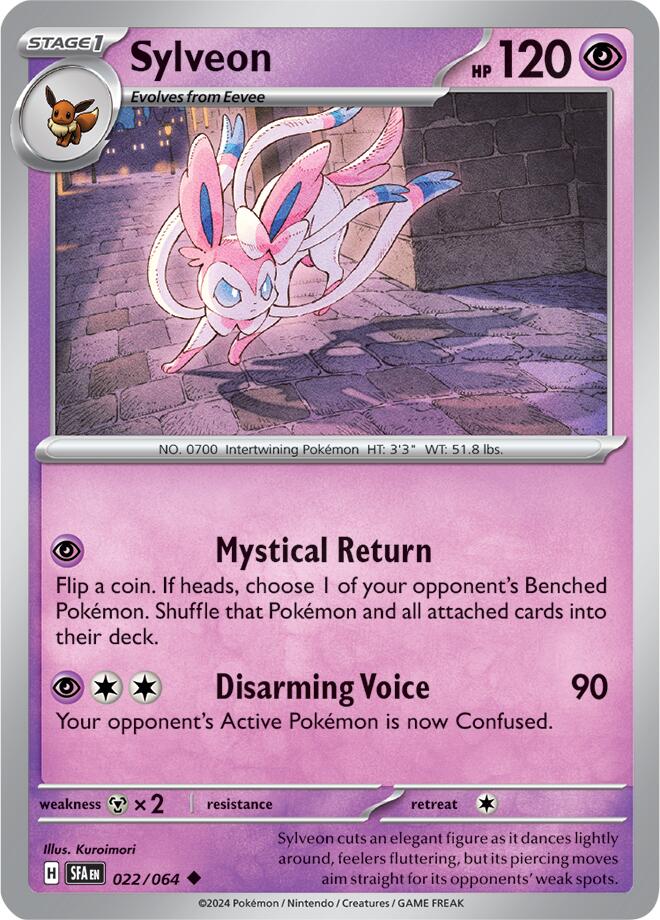 Sylveon (022/064) [Scarlet & Violet: Shrouded Fable] | Good Games North