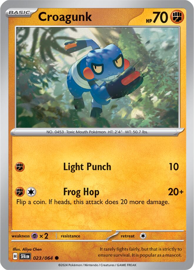Croagunk (023/064) [Scarlet & Violet: Shrouded Fable] | Good Games North