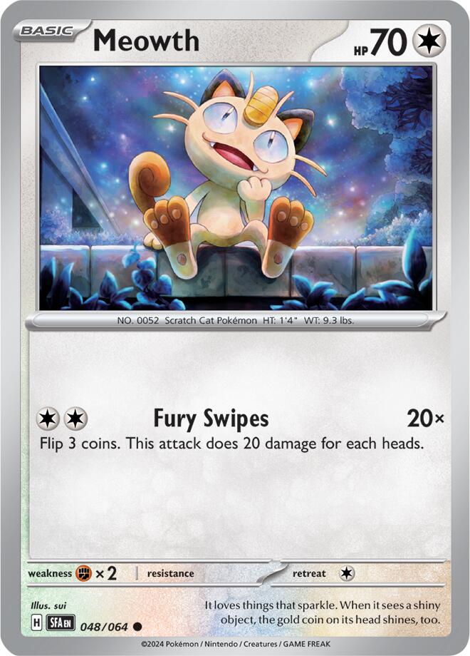 Meowth (048/064) [Scarlet & Violet: Shrouded Fable] | Good Games North