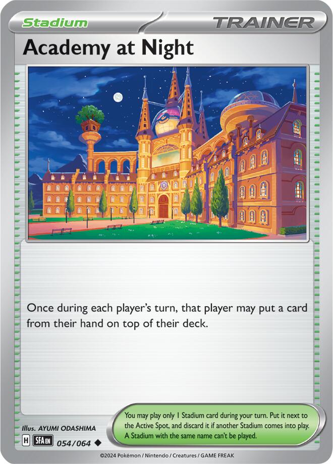 Academy at Night (054/064) [Scarlet & Violet: Shrouded Fable] | Good Games North
