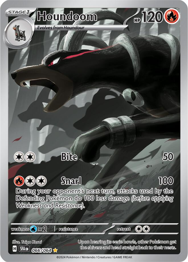 Houndoom (066/064) [Scarlet & Violet: Shrouded Fable] | Good Games North