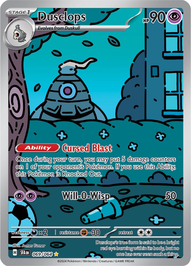 Dusclops (069/064) [Scarlet & Violet: Shrouded Fable] | Good Games North