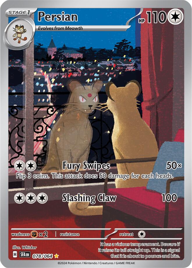 Persian (078/064) [Scarlet & Violet: Shrouded Fable] | Good Games North