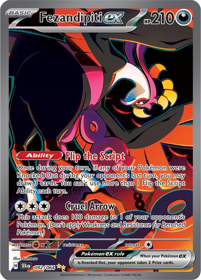Fezandipiti ex (092/064) [Scarlet & Violet: Shrouded Fable] | Good Games North