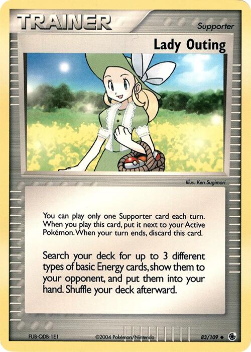 Lady Outing (83/109) (Theme Deck Exclusive) [EX: Ruby & Sapphire] | Good Games North