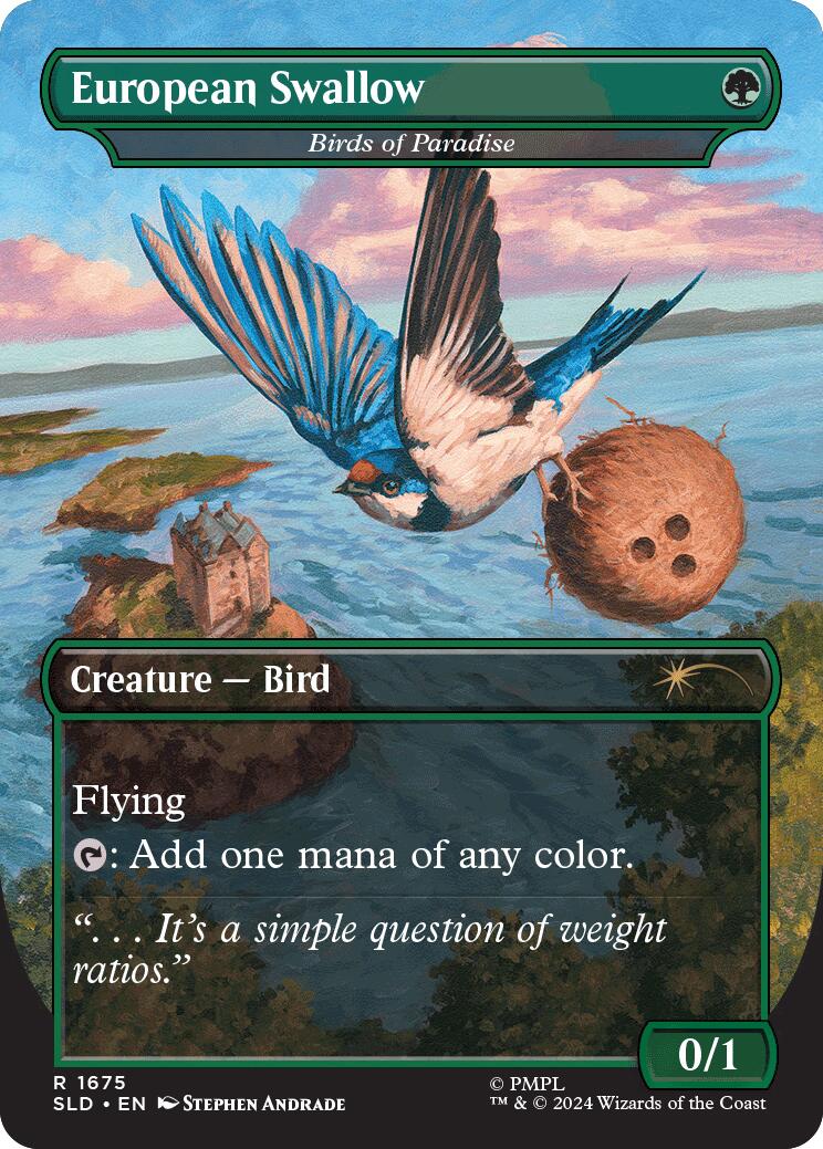 African Swallow - Birds of Paradise [Secret Lair Drop Series] | Good Games North