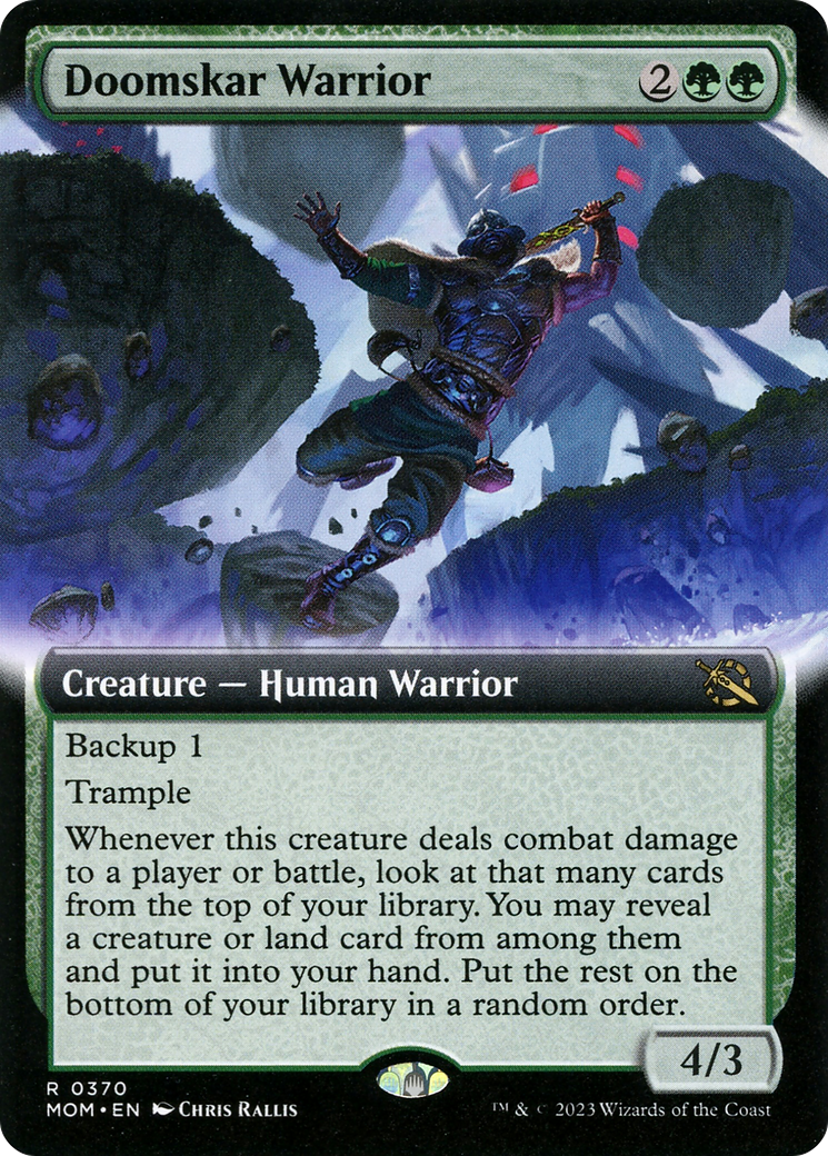 Doomskar Warrior (Extended Art) [March of the Machine] | Good Games North