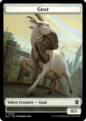Goat // Wolf (032) Double-Sided Token [Bloomburrow Commander Tokens] | Good Games North