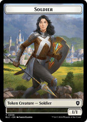 Soldier // Citizen Double-Sided Token [Bloomburrow Commander Tokens] | Good Games North
