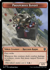 Prosperous Bandit // Treasure Double-Sided Token [Bloomburrow Commander Tokens] | Good Games North