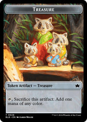 Beast (024) // Treasure Double-Sided Token [Bloomburrow Commander Tokens] | Good Games North