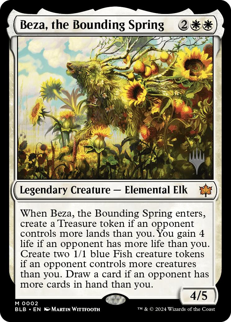 Beza, the Bounding Spring (Promo Pack) [Bloomburrow Promos] | Good Games North