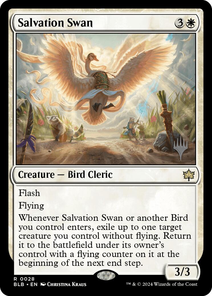 Salvation Swan (Promo Pack) [Bloomburrow Promos] | Good Games North