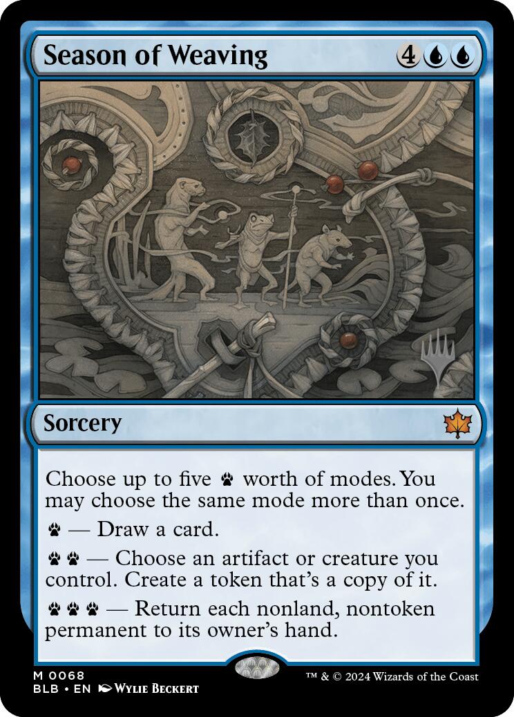 Season of Weaving (Promo Pack) [Bloomburrow Promos] | Good Games North