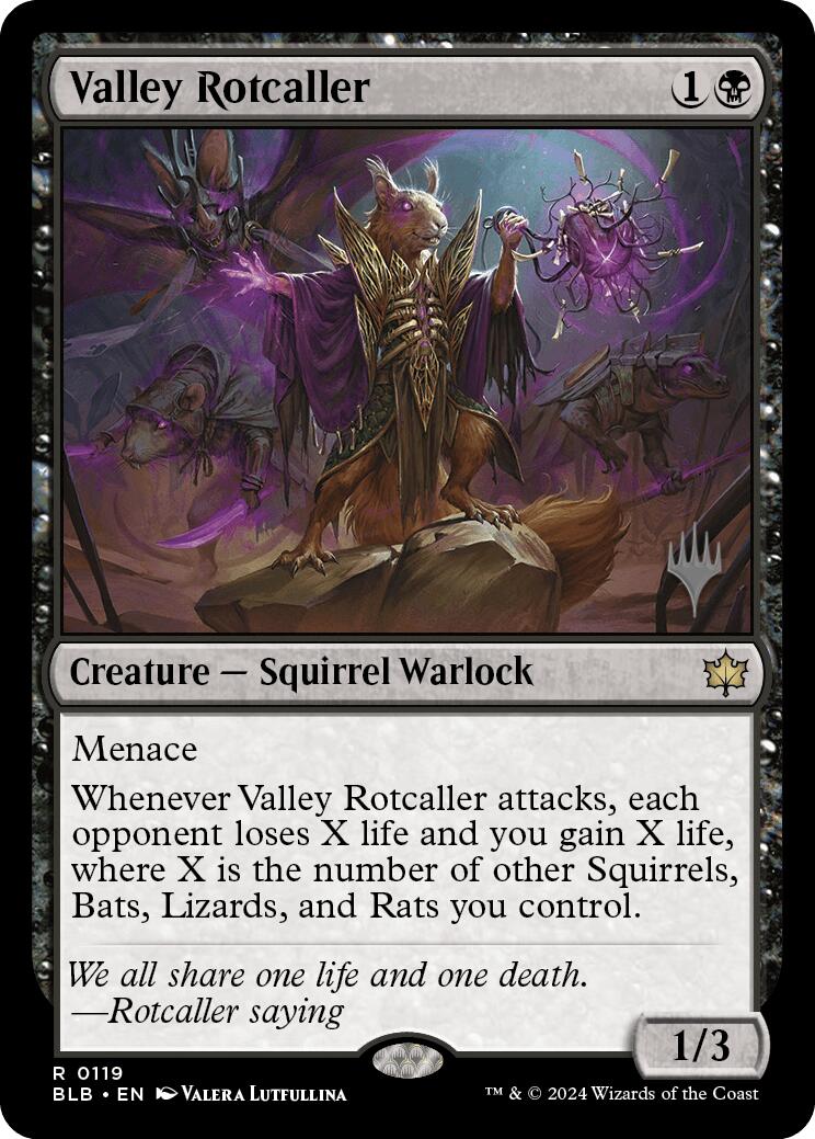 Valley Rotcaller (Promo Pack) [Bloomburrow Promos] | Good Games North