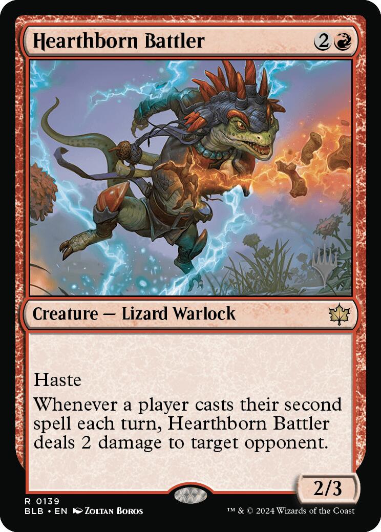 Hearthborn Battler (Promo Pack) [Bloomburrow Promos] | Good Games North
