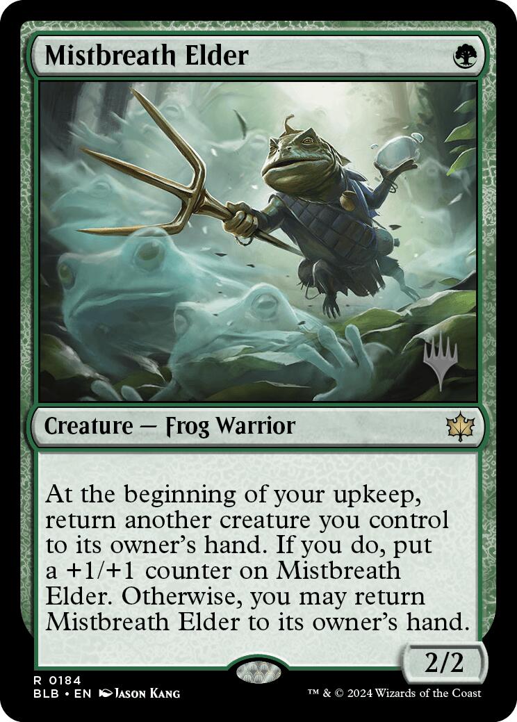 Mistbreath Elder (Promo Pack) [Bloomburrow Promos] | Good Games North
