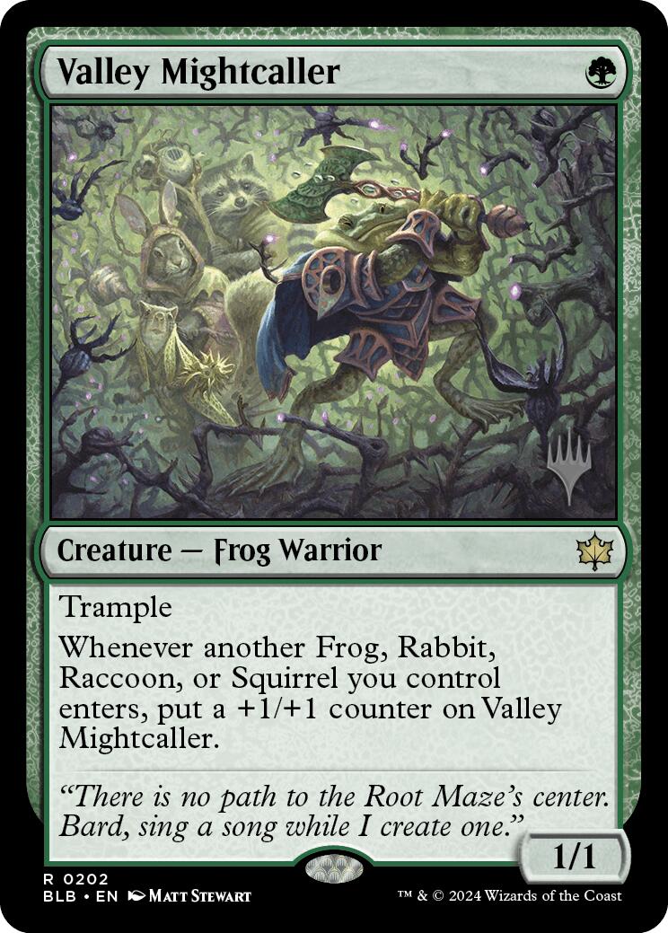 Valley Mightcaller (Promo Pack) [Bloomburrow Promos] | Good Games North