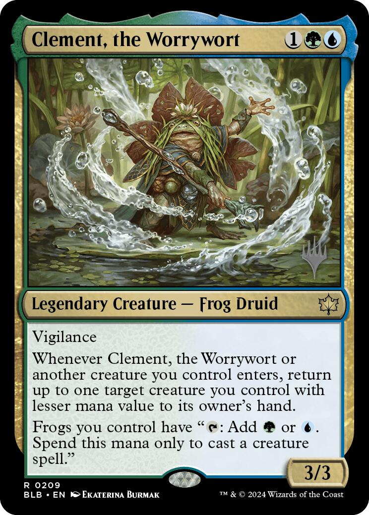 Clement, the Worrywort (Promo Pack) [Bloomburrow Promos] | Good Games North