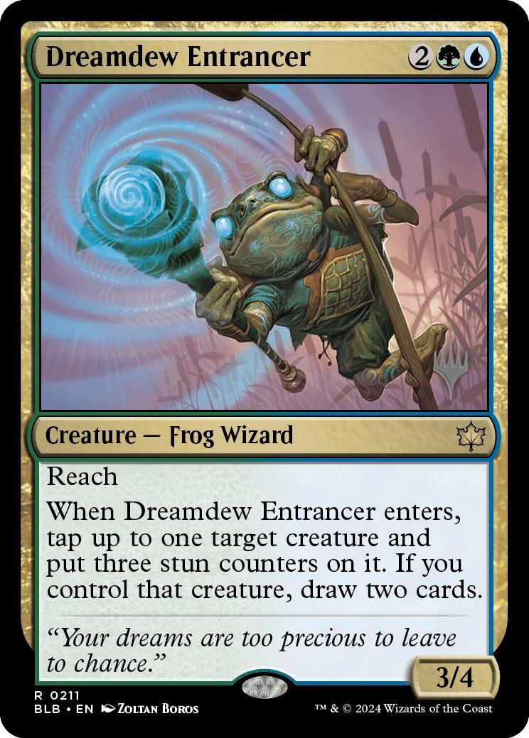 Dreamdew Entrancer (Promo Pack) [Bloomburrow Promos] | Good Games North