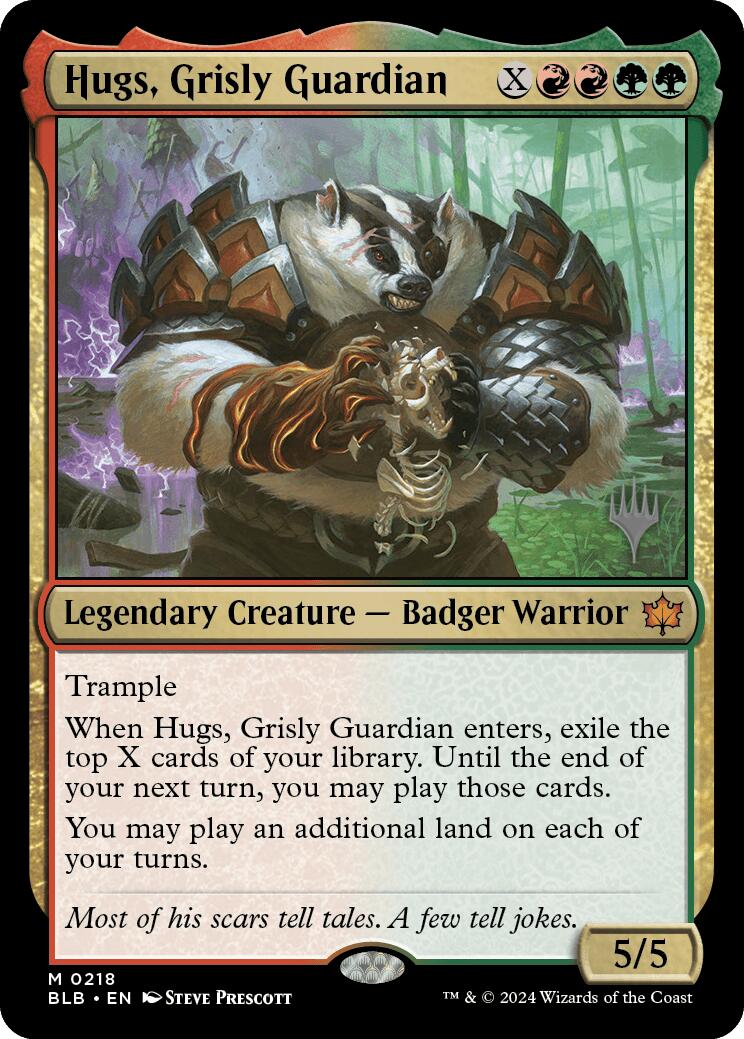 Hugs, Grisly Guardian (Promo Pack) [Bloomburrow Promos] | Good Games North