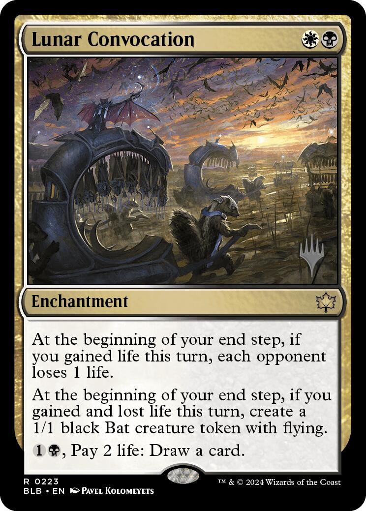 Lunar Convocation (Promo Pack) [Bloomburrow Promos] | Good Games North