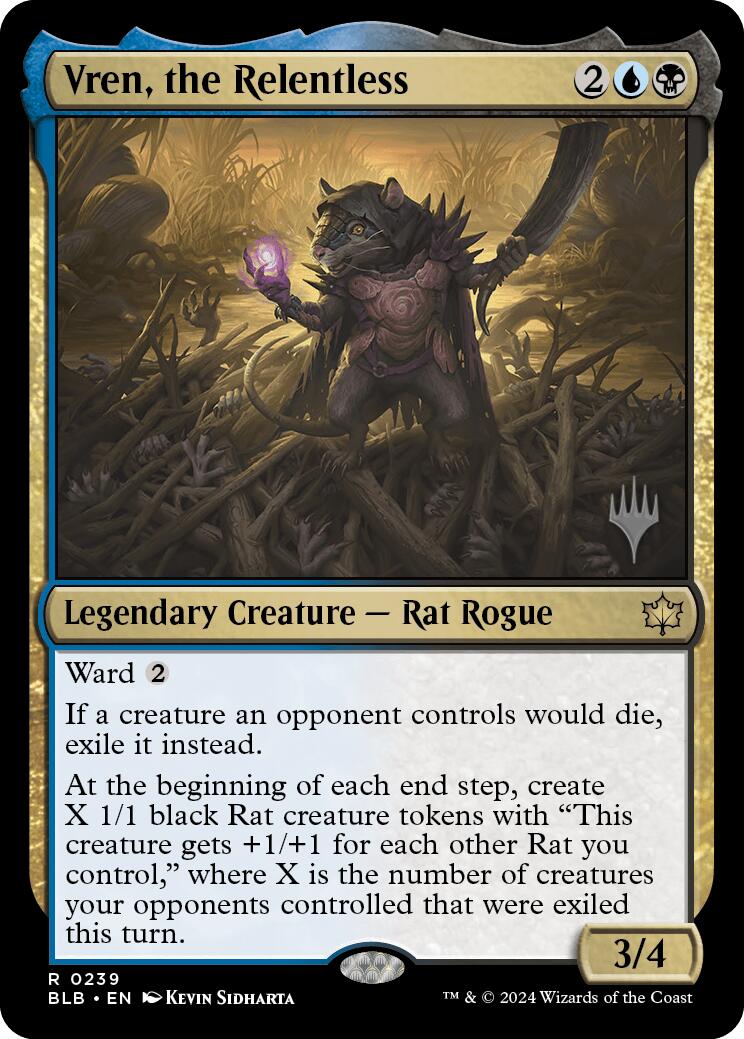 Vren, the Relentless (Promo Pack) [Bloomburrow Promos] | Good Games North