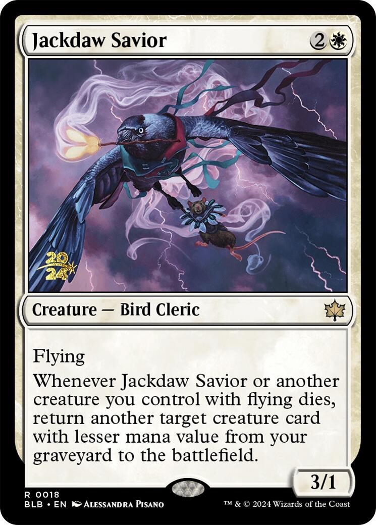 Jackdaw Savior [Bloomburrow Prerelease Promos] | Good Games North