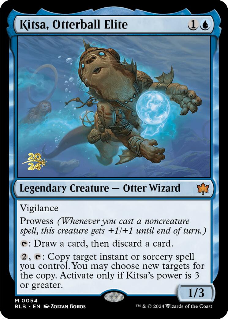 Kitsa, Otterball Elite [Bloomburrow Prerelease Promos] | Good Games North