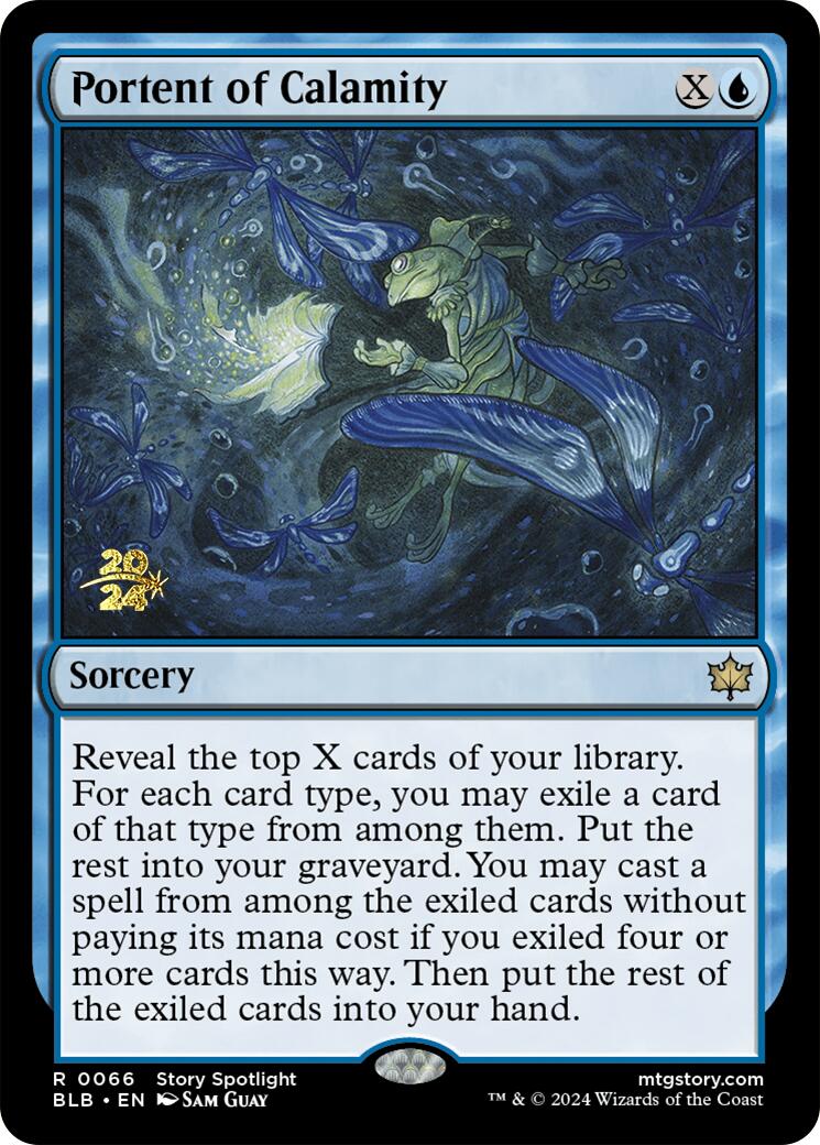 Portent of Calamity [Bloomburrow Prerelease Promos] | Good Games North