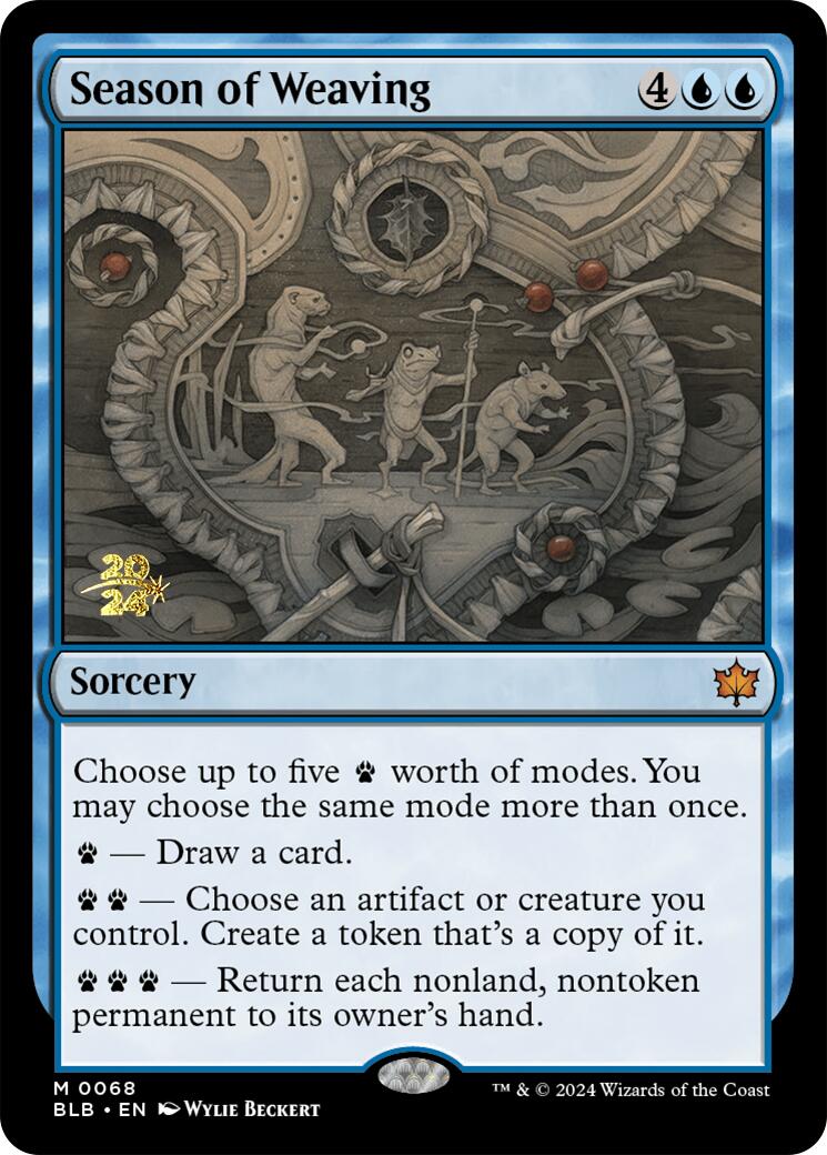 Season of Weaving [Bloomburrow Prerelease Promos] | Good Games North