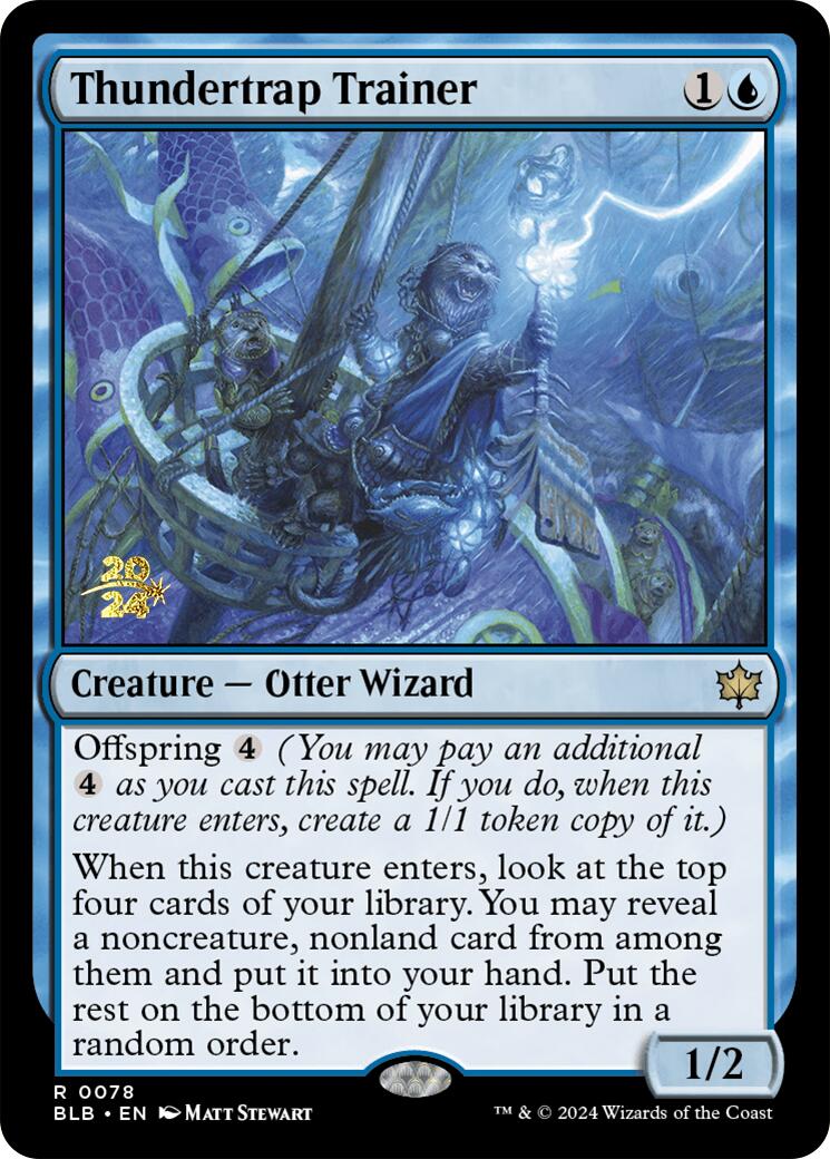 Thundertrap Trainer [Bloomburrow Prerelease Promos] | Good Games North