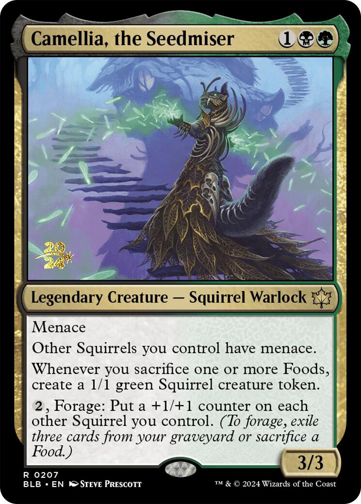 Camellia, the Seedmiser [Bloomburrow Prerelease Promos] | Good Games North