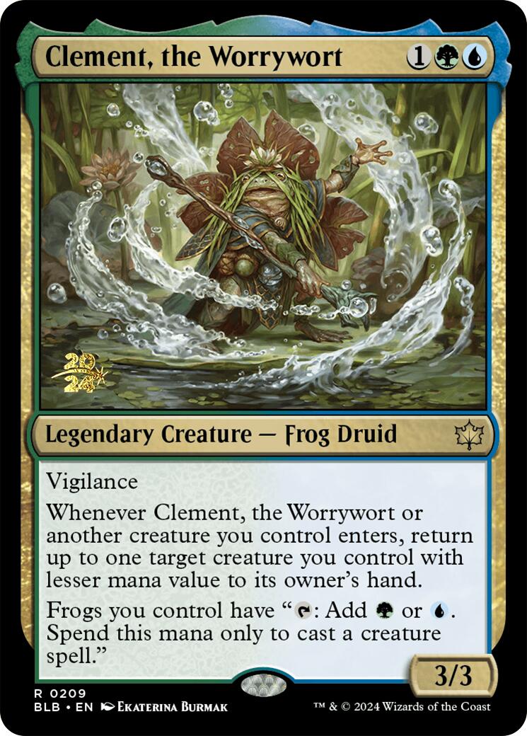 Clement, the Worrywort [Bloomburrow Prerelease Promos] | Good Games North