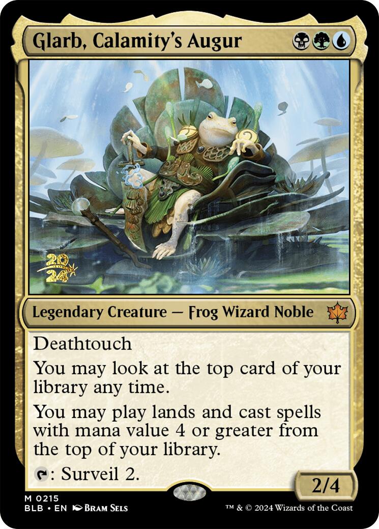 Glarb, Calamity's Augur [Bloomburrow Prerelease Promos] | Good Games North