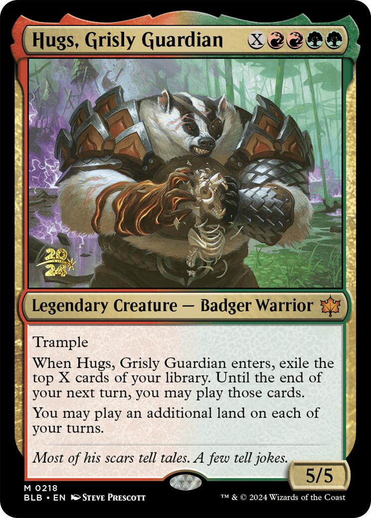 Hugs, Grisly Guardian [Bloomburrow Prerelease Promos] | Good Games North