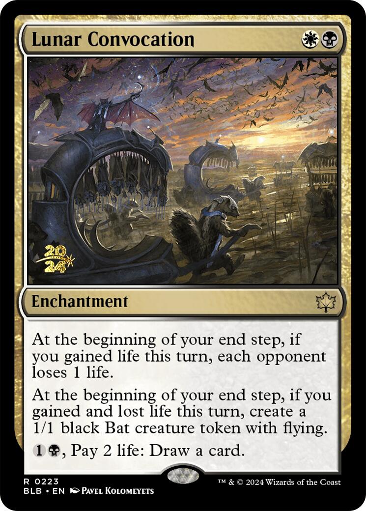 Lunar Convocation [Bloomburrow Prerelease Promos] | Good Games North