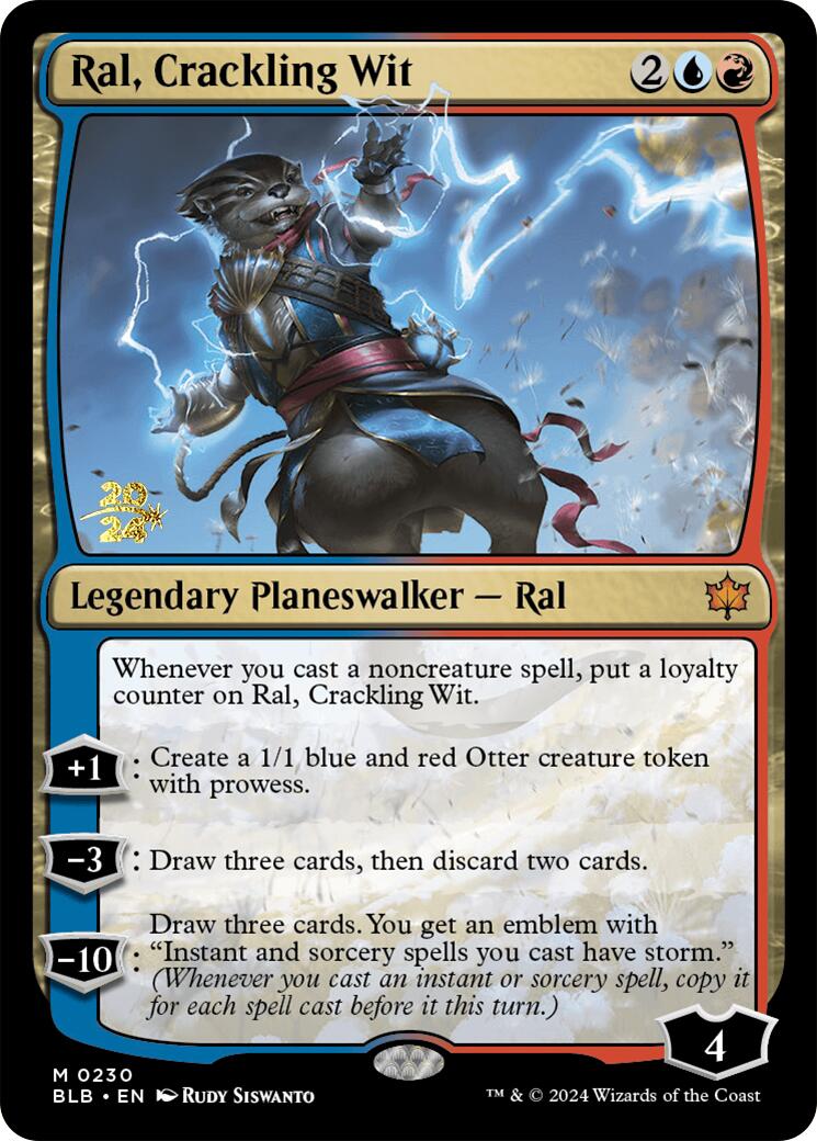 Ral, Crackling Wit [Bloomburrow Prerelease Promos] | Good Games North