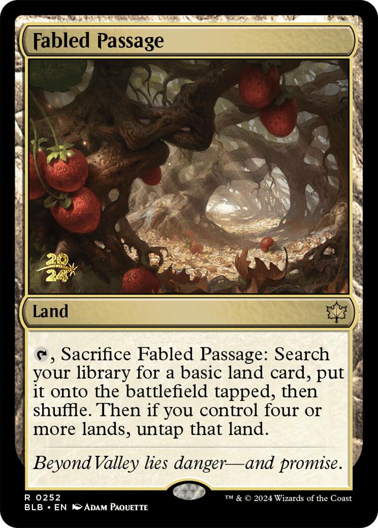 Fabled Passage [Bloomburrow Prerelease Promos] | Good Games North