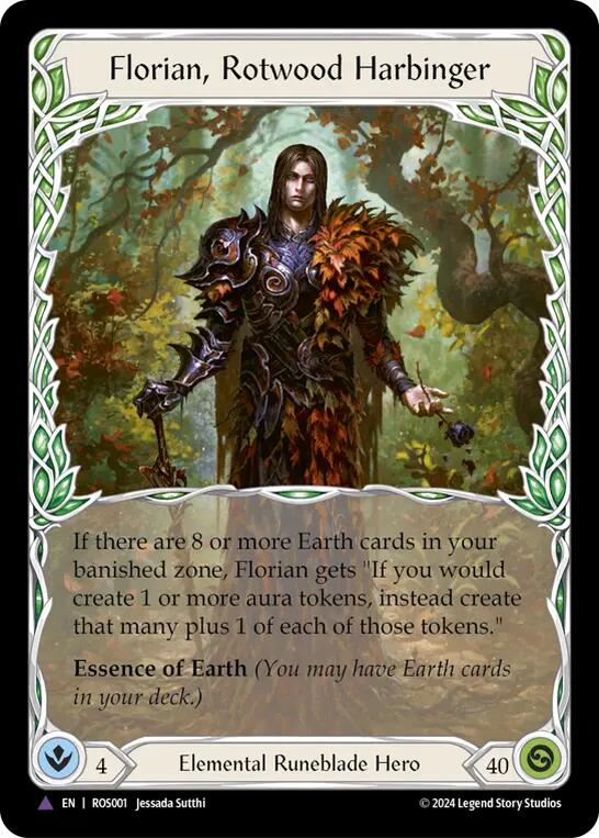 Florian, Rotwood Harbinger (Marvel) [ROS001-MV] (Rosetta)  Cold Foil | Good Games North