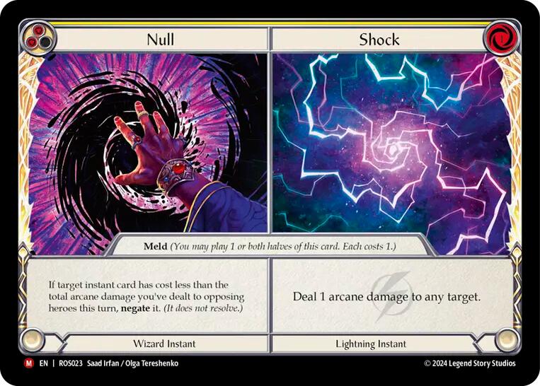 Null // Shock [ROS023] (Rosetta)  Rainbow Foil | Good Games North