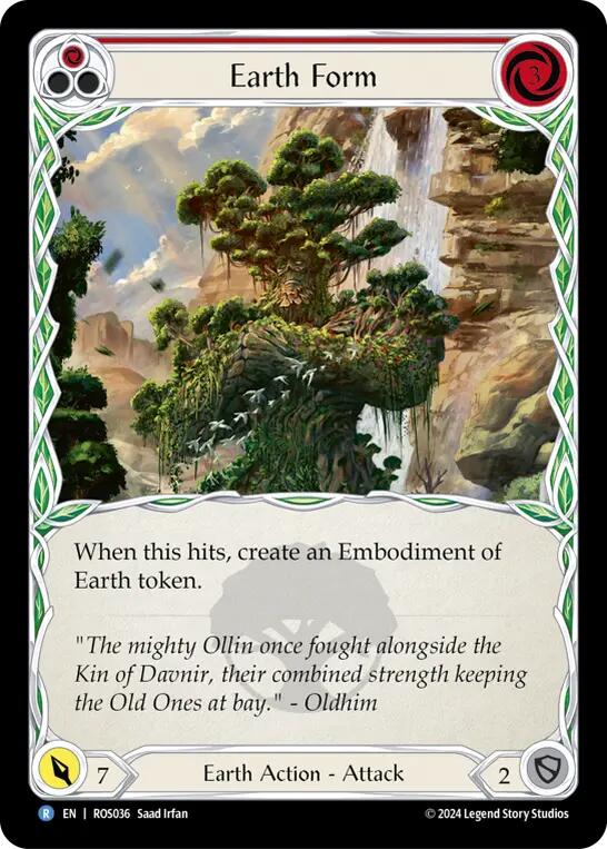Earth Form (Red) [ROS036] (Rosetta)  Rainbow Foil | Good Games North