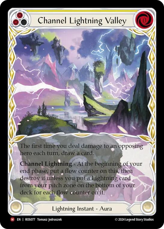 Channel Lightning Valley [ROS077] (Rosetta)  Rainbow Foil | Good Games North