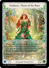 Verdance, Thorn of the Rose (Marvel) [ROS013] (Rosetta)  Cold Foil | Good Games North