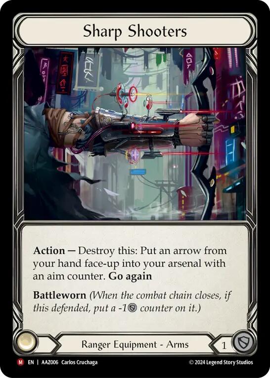Sharp Shooters [AAZ006] (Armory Deck: Azalea)  Rainbow Foil | Good Games North