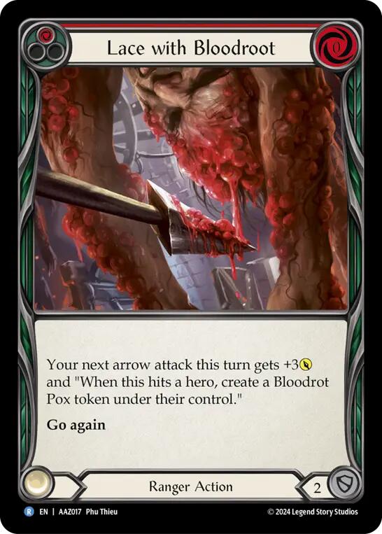Lace with Bloodrot [AAZ017] (Armory Deck: Azalea) | Good Games North