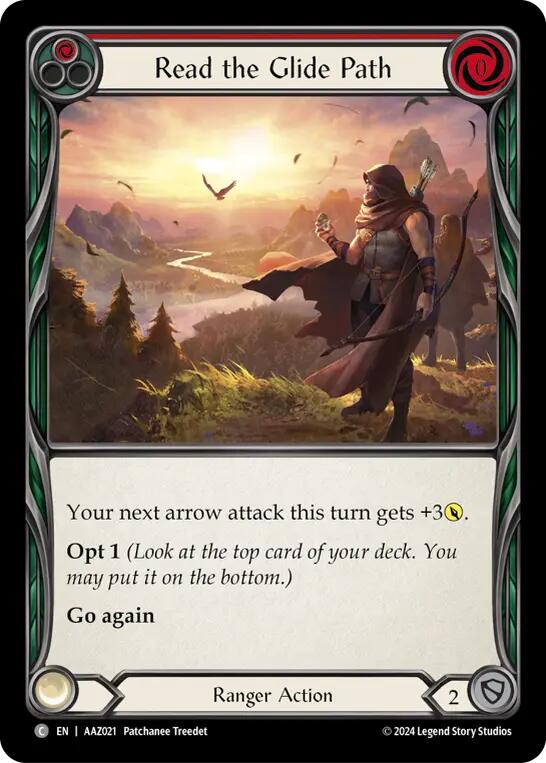 Read the Glide Path (Red) [AAZ021] (Armory Deck: Azalea) | Good Games North