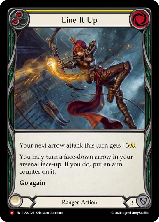 Line It Up [AAZ024] (Armory Deck: Azalea)  Rainbow Foil | Good Games North