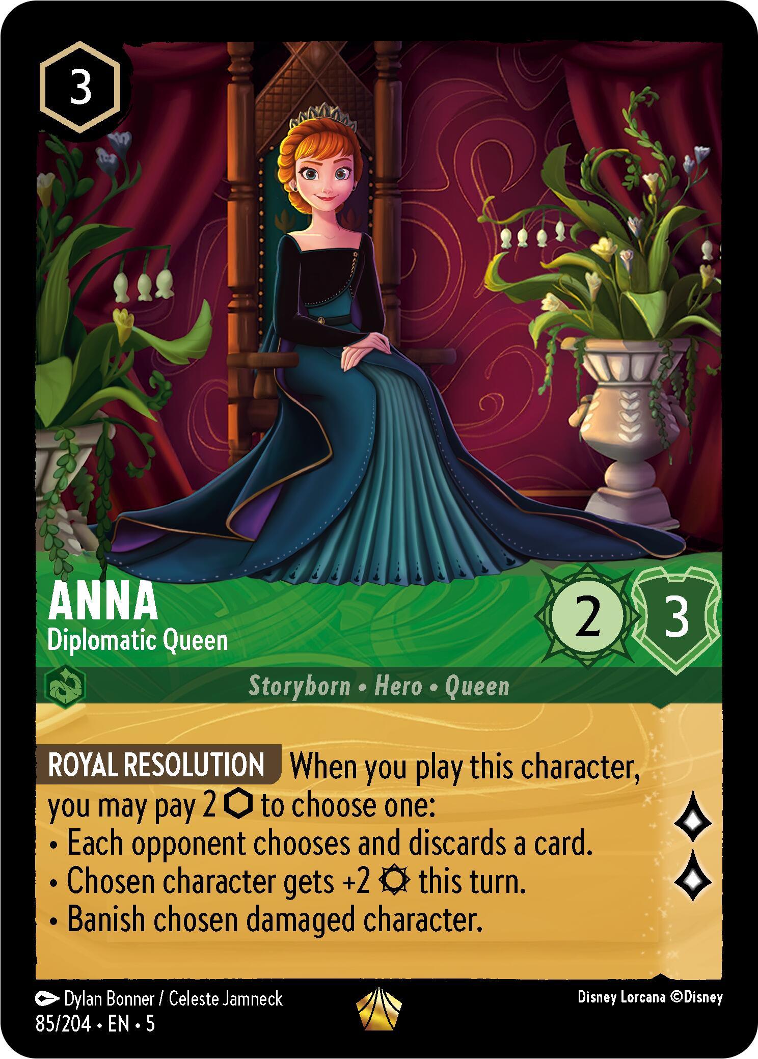 Anna - Diplomatic Queen (85/204) [Shimmering Skies] | Good Games North