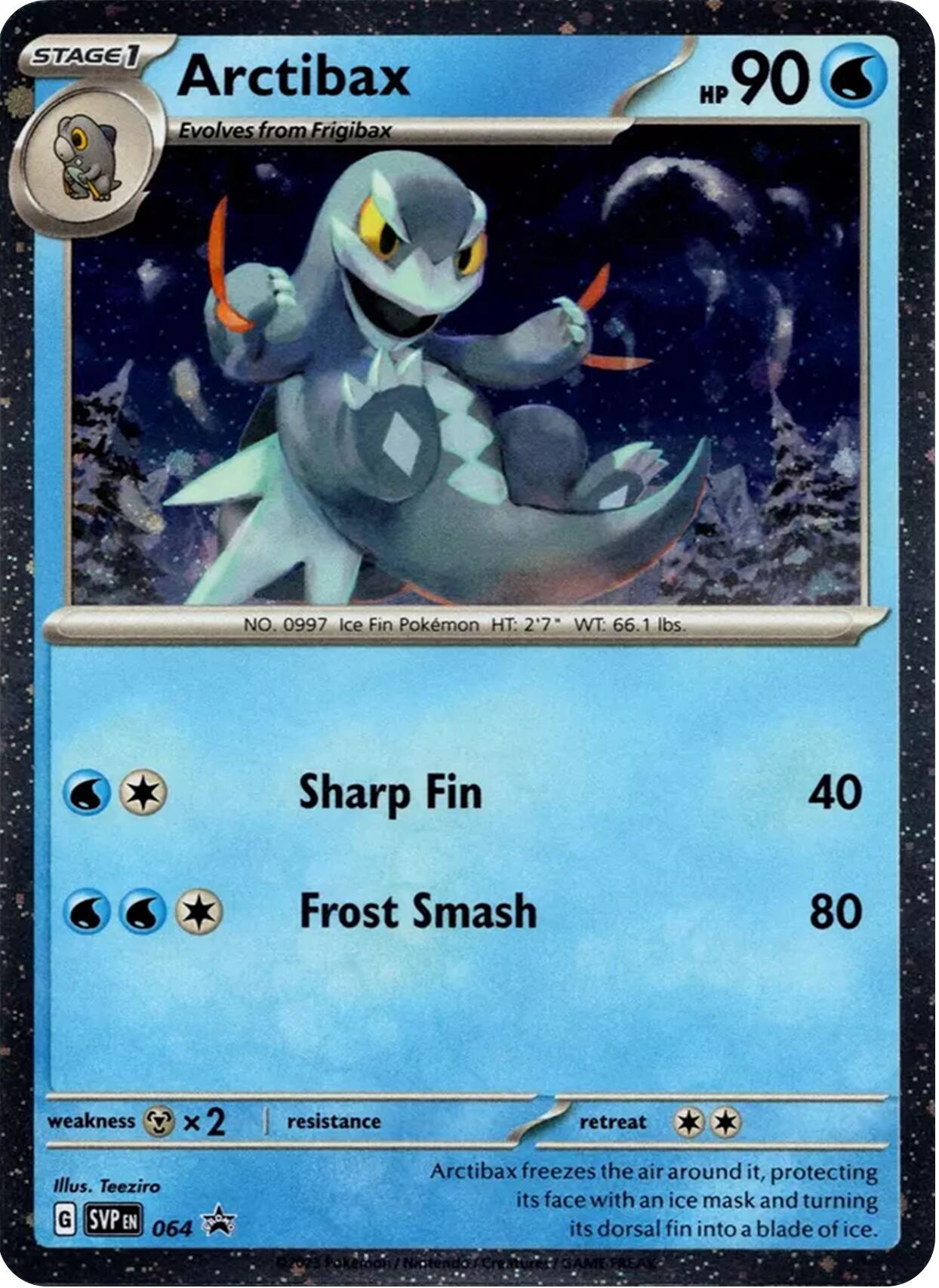 Arctibax (064) (Cosmos Holo) [Scarlet & Violet: Black Star Promos] | Good Games North